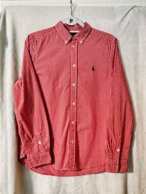 Polo by Ralph Lauren Red Gingham Button-Down Shirt